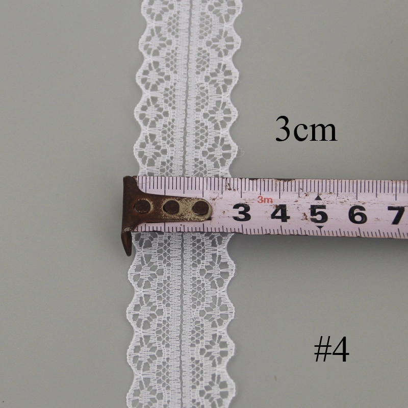 Hot Sale 10 M Handmade White Non-Elastic Nylon Lace Crochet Lace Ribbon Trimming Gift Packing Guipure Guipir Lace Trim
