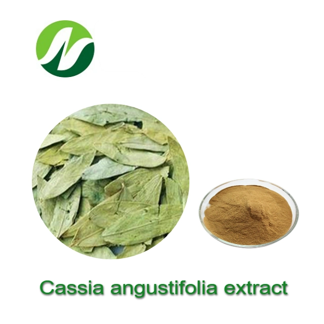 ISO Facotoyr High Quality Natural 1%~10% Sennosides Senna Leaf Extract Cassia Angustifolia Seed Extract