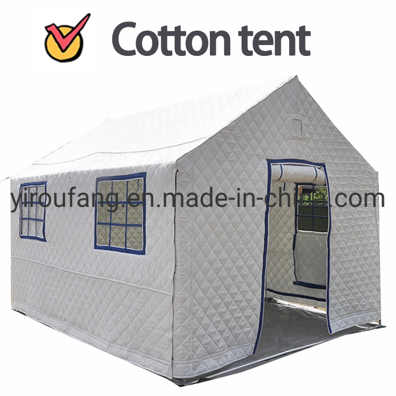 China Relief Canvas Tent Cantonment Prevent Mosquito Invasion Anti-UV Prevent Suitable for All Outdoor Activities Oxford Fabric Tent Olive Green Tents