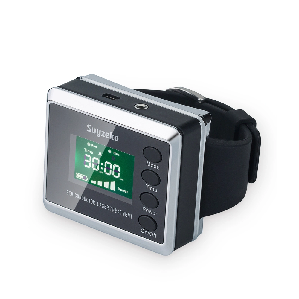 10 Les poutres Bio Faible niveau Laser à froid de l'Hypertension Traitement thérapeutique Smart Watch