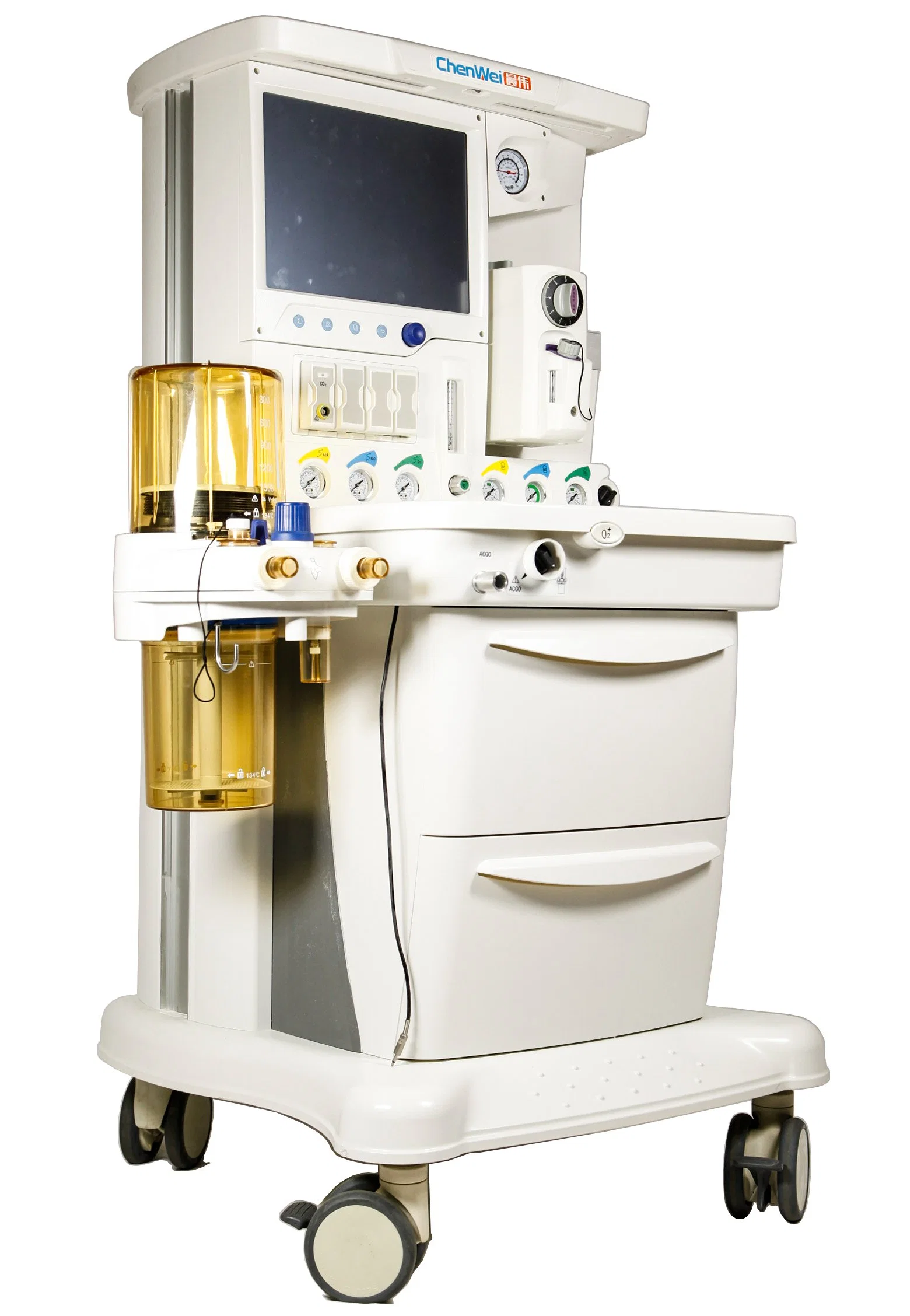 Chenwei Cmw-303 CE Approved Anesthesia Workstation with Electronic Flow Meters