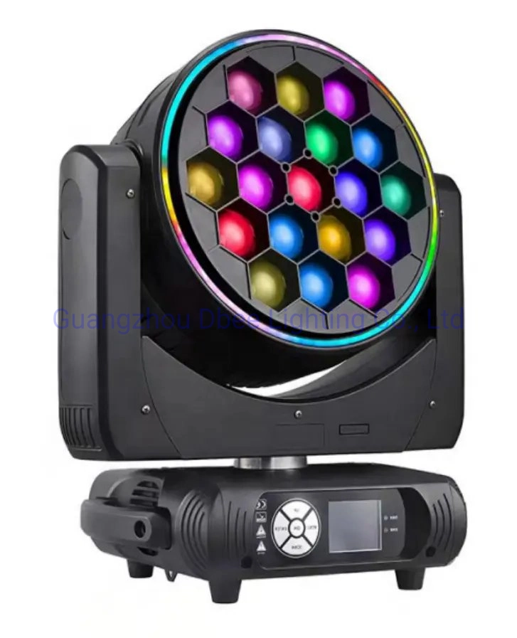 19×40 واط، 4×1، 4×1، مؤشر LED للتحكم في البكسل المتحرك، "Bee Eyes Moving Pixel Control" Claypaky K15 Zoom Wash Moving Head Light (ضوء الرأس المتحرك)