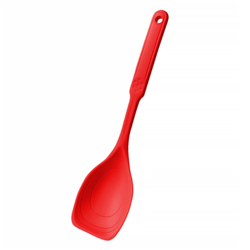 Wholesale Auxiliary Food Grade Silicone Spatula Soup Spoon Kitchenware BPA Free