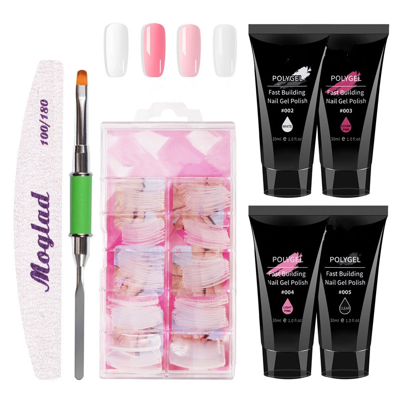 Conjunto de canetas de toner Nail Crystal Extended Gel Mold Nail