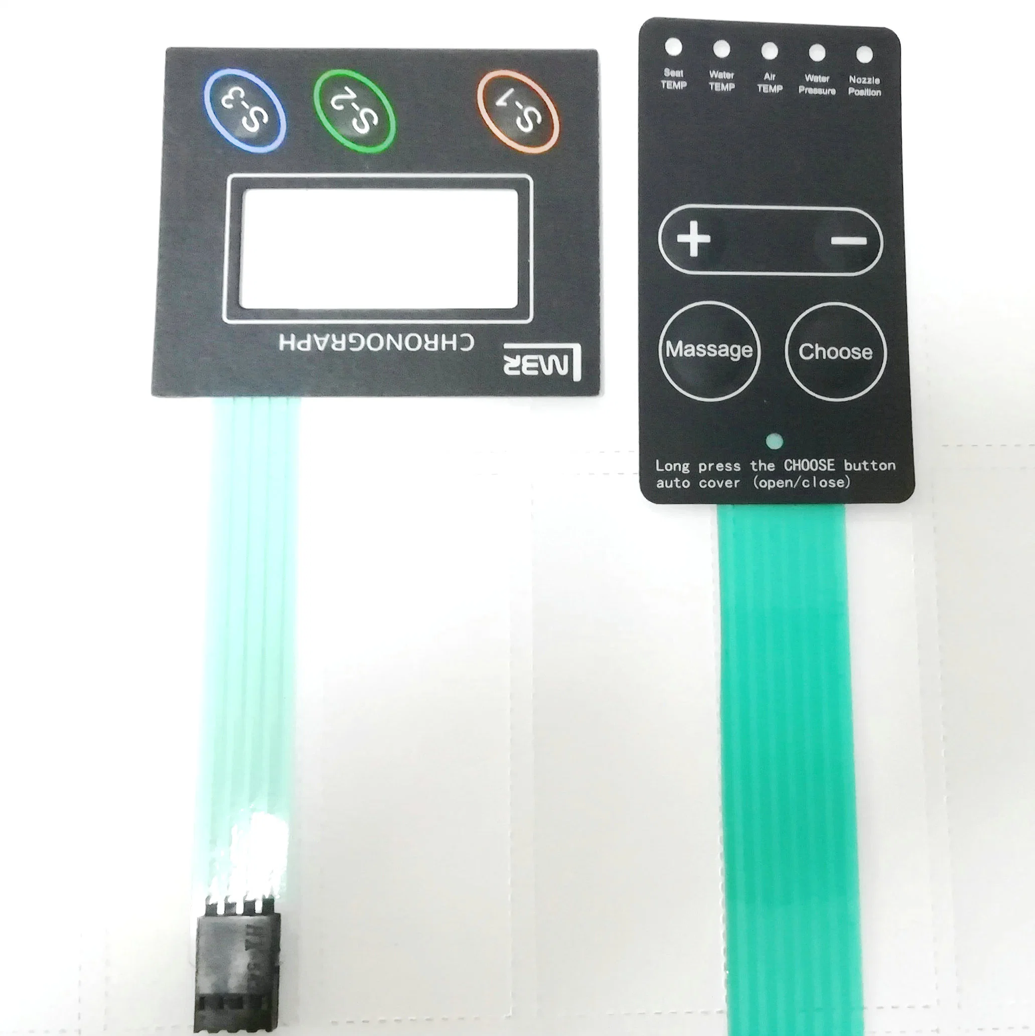 Custom Remote Control Keypad Circuit Board with Graphic Overlay Membrane Switch Keyboard