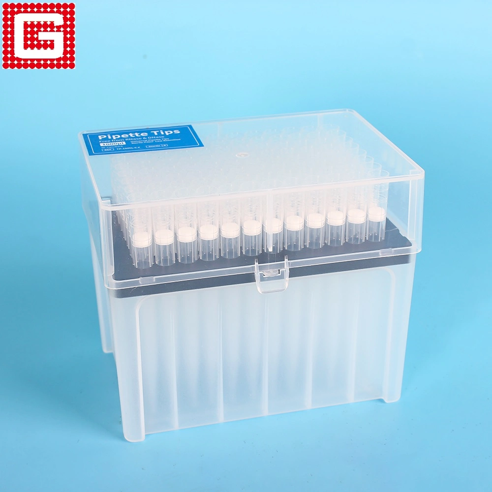 Disposable Manual Dnase & Rnase Free Low Retention Pipette Tips 1000UL