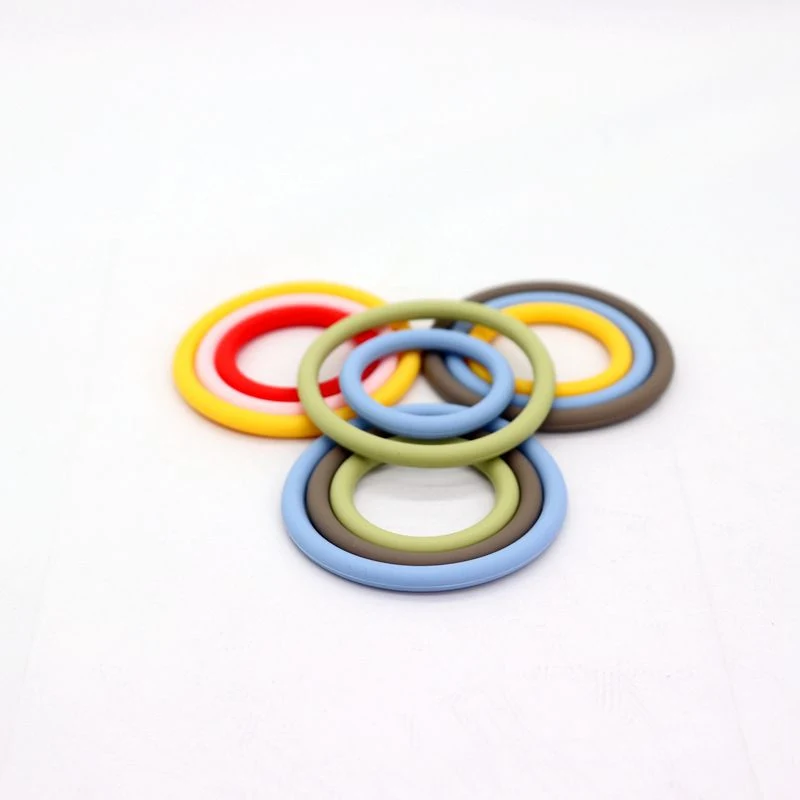 Black Blue Red Yellow Silicone Rubber O-Ring FKM Rubber Sealing