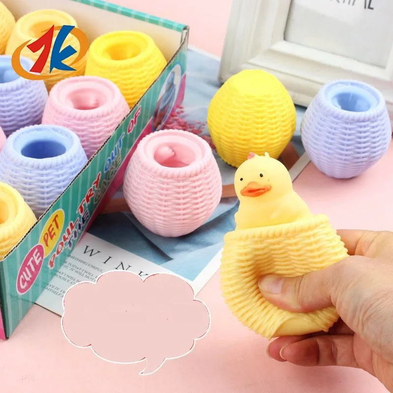 2024 New Ins Style Vent Chicken Coop Cup Squeeze Cup Pinch Glücklich Pet Cup Spoof Dekompression Spielzeug Squeeze Squeak Spielzeug