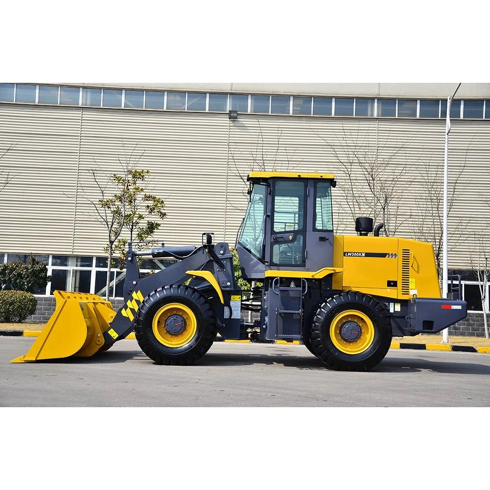 Lw300kn China Best 1.5~2.5m3 3 Ton Wheel Loader Mini Wheel Loader Lw300fn