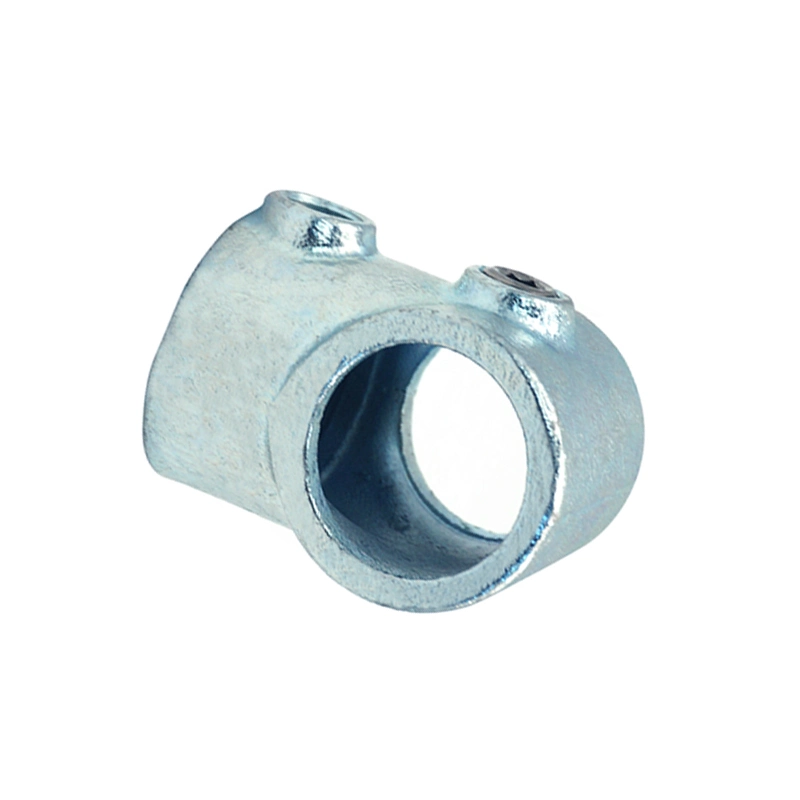 Heavy Duty 101 Short Tee Pipe Fittings with SS304 Screw Key Clamp Structural Fittings