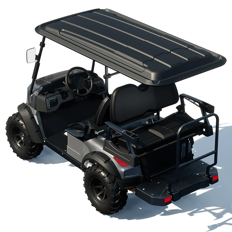 48/72V Exclsuive estilo Aerfa Moda moderna 2023 marca novo Design Carro elétrico do clube do barramento do passeio de 4 lugares do golf da bateria de lítio Carrinho de Caça com buggy com DOT