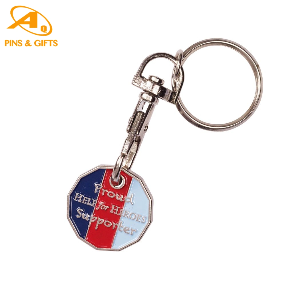 Wholesale/Supplier China Caddy Custom for Car Trove Candy Dispenser Wallet Blank Metal Zinc Alloy Novelty Trolley Badminton Shuttlecock Keychain Token Coin