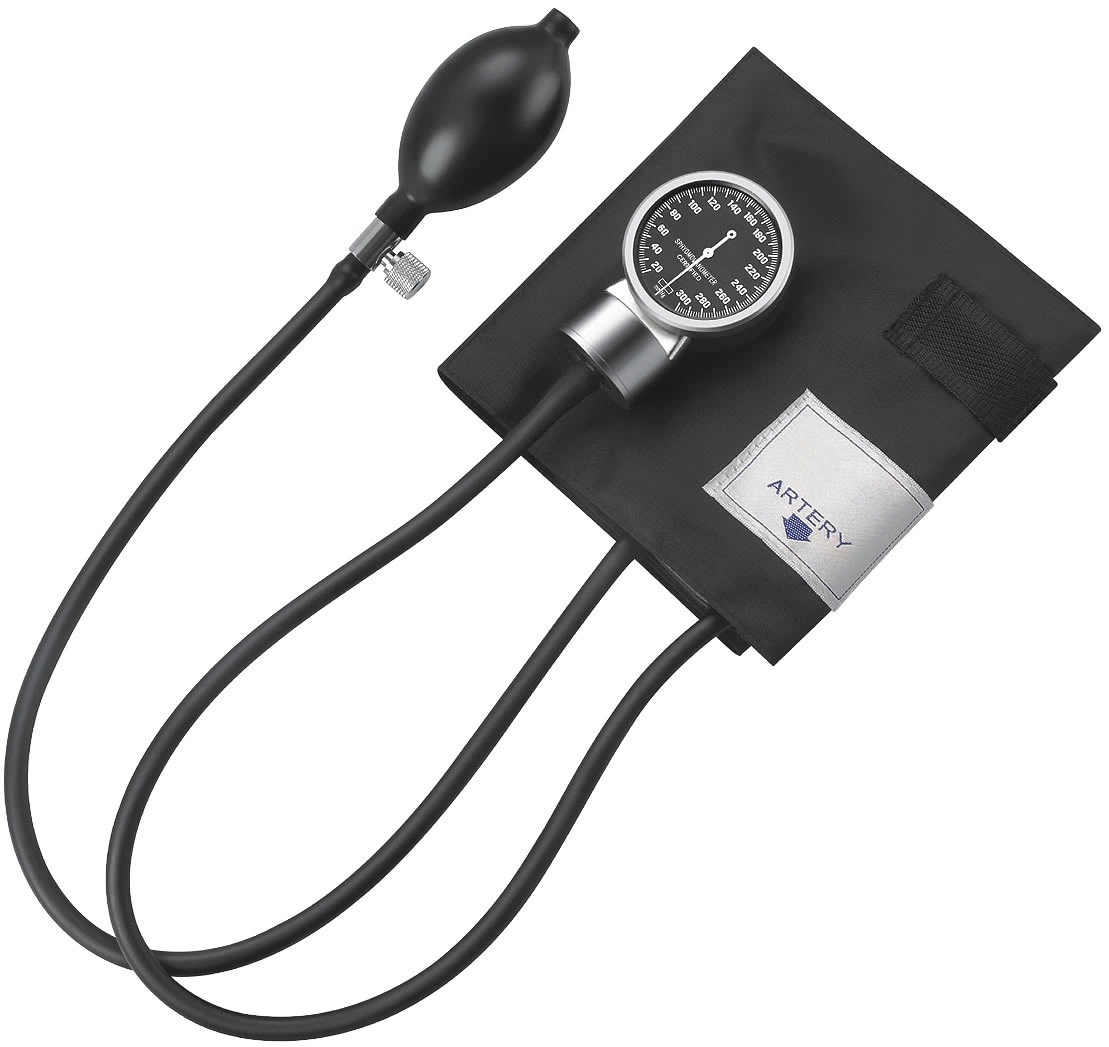 accurate manual bp machine aneroid Sphygmomanometer with Single or Dual head Stethoscope