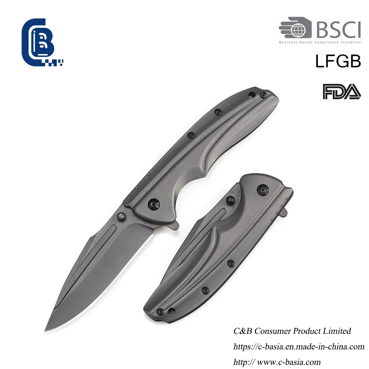 5" Stainless Steel Multifunctional Tactical Survival Camping Combat Knife Hunting Hand Tools Pocket Outdoor Knife