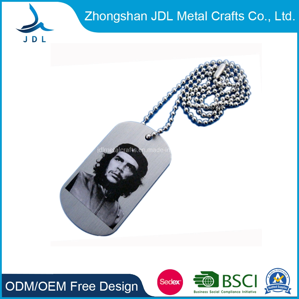 Custom Metal Platinum Stainless Metal Xvideo Press Machine Manual Machine Military Logo Dog Tag