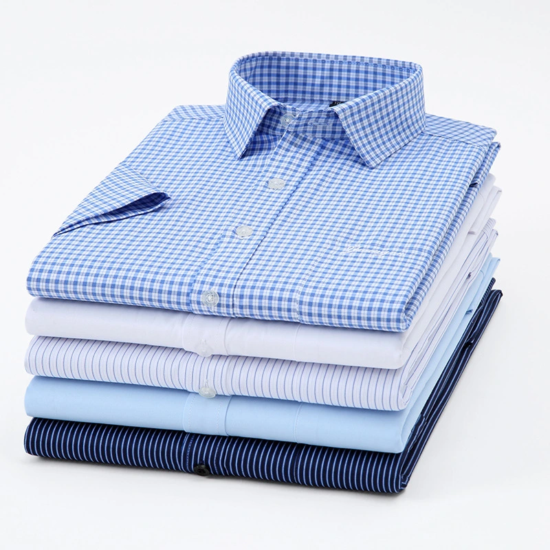 Personalisierter Logo 100% Baumwolle Casual Shirts für Männer Business Print Hemd