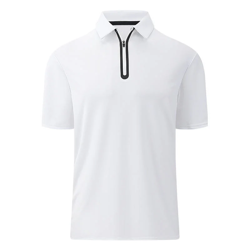 Xier Custom Herren Quarter Poloshirt Kurze Ärmel Athletic Golf Poloshirt für Herren