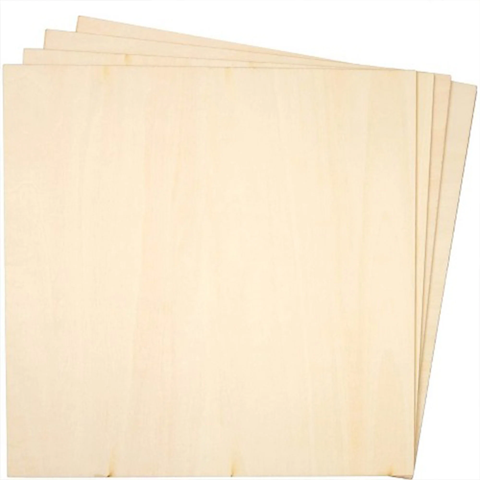 Die 1.5 - 10 mm folhas de madeira natural Corte a laser folhas de madeira de Basswood comerciais de contraplacado