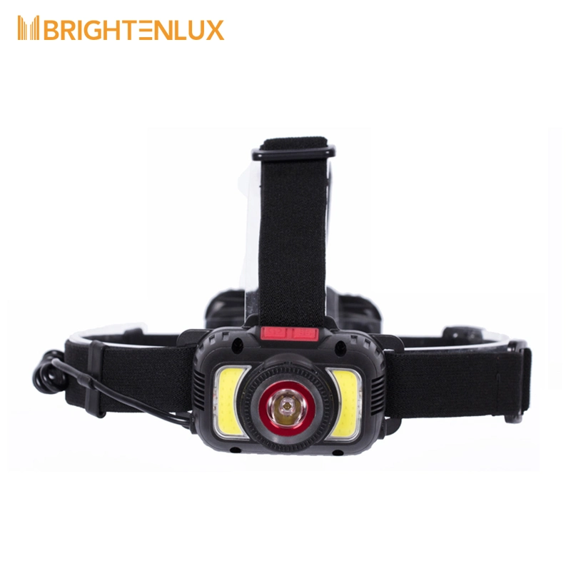 Brightenlux Wholesale/Supplier New AA COB LED T6 Moving Running Powerful Hunting USB Rechargeable LED Head Torch Light