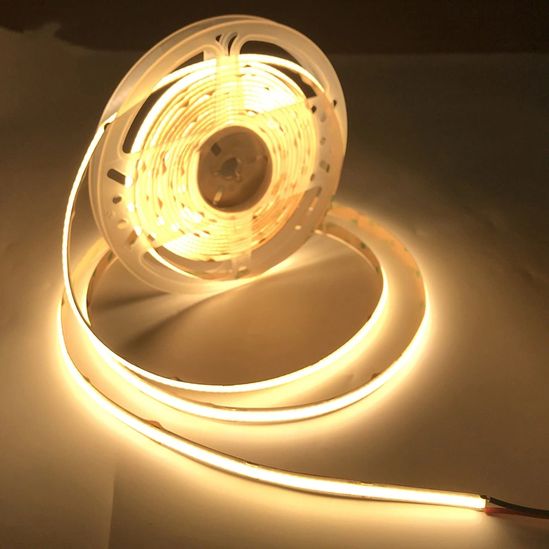 Factory Price 12V/24V 480LEDs Flexible White 4000K Light COB LED Strip