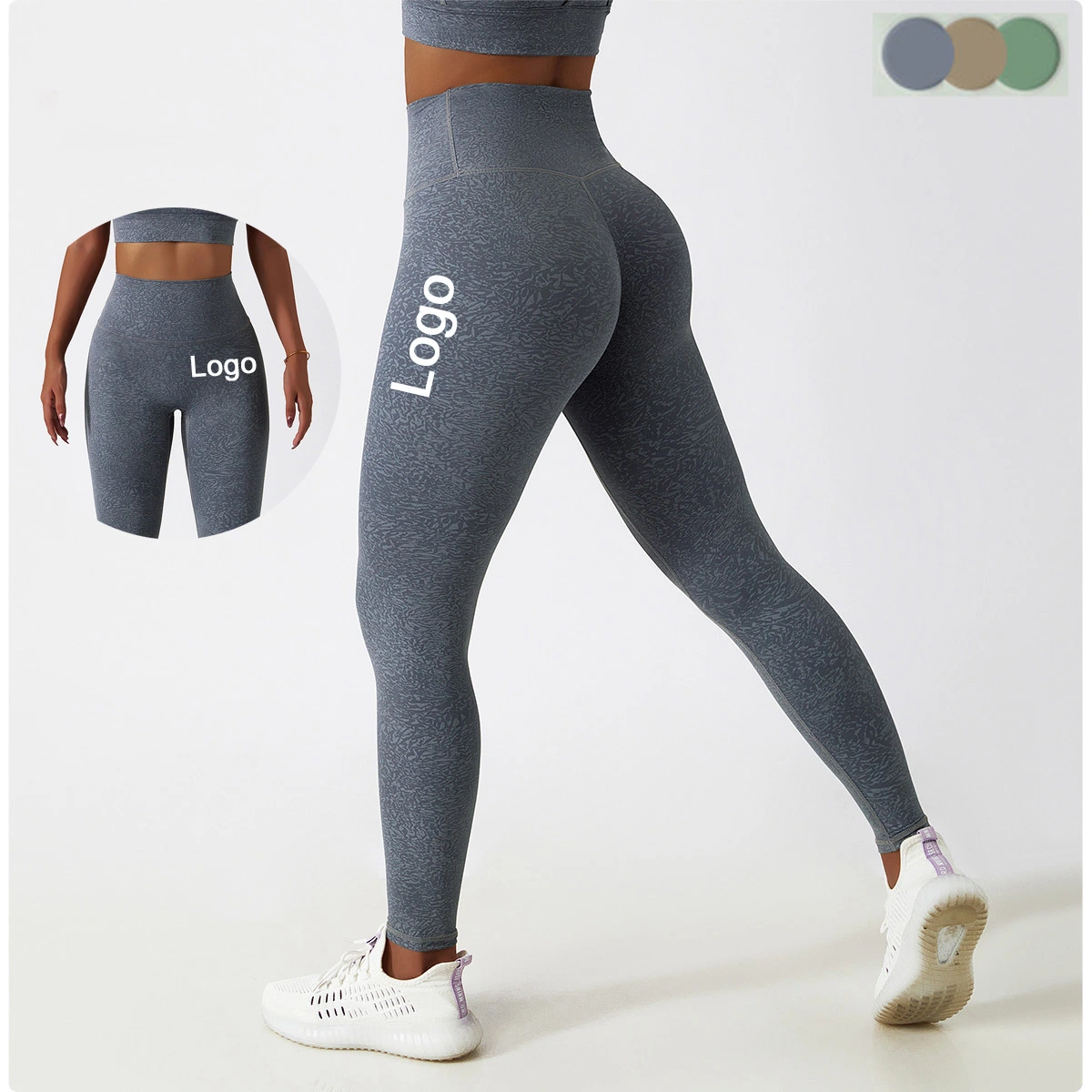 Butt Lifting Leggings pantalones de yoga sin costuras Push up Legging Mujer Entrenamiento de Booty Leggin Gym Scrunch Sport Mallas Fitness Pant