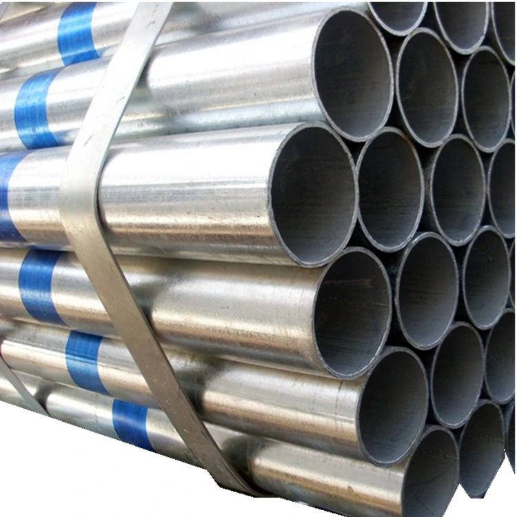 Gran cantidad de BS1387 Standard los tubos de acero galvanizado