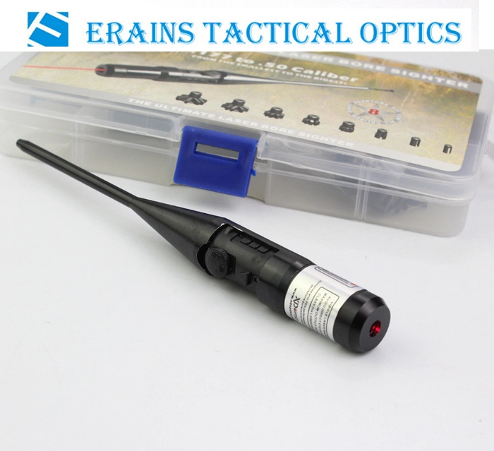 Erains Tac Optics 8 Adaptors Red DOT Laser Bore Sight for. 177 to. 50 Caliber Laser Boresighter