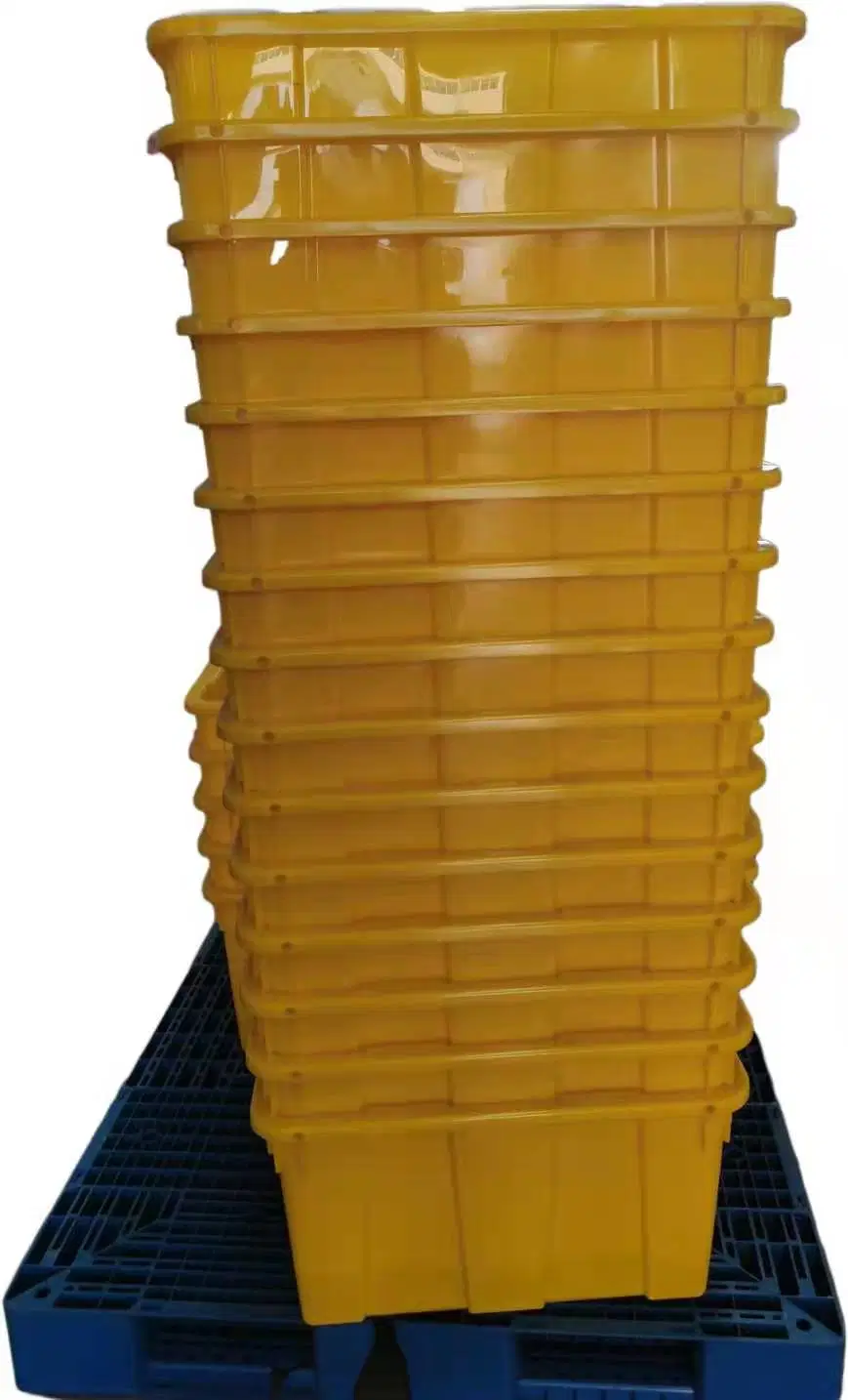 Medical Plastic Kit with Lids Stackable and Nestle Turnover Box Yellow Color