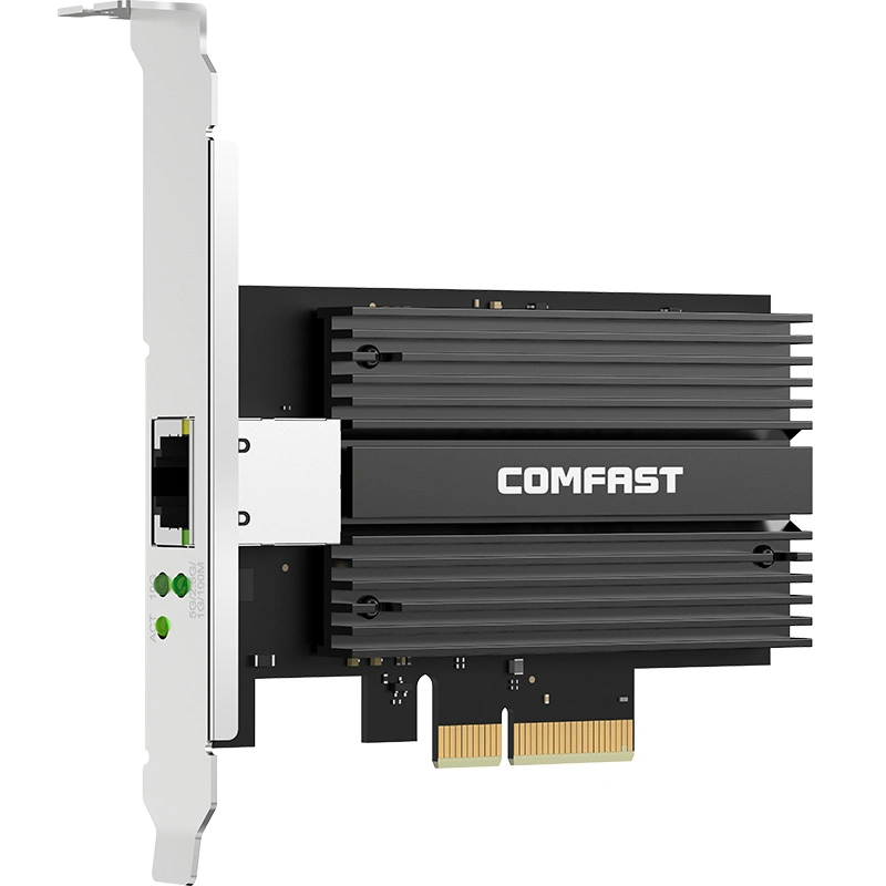 Carte réseau sans fil Wifi pour bureau Comfast 10g PCI-E interface Gigabit RJ45 Adaptateur de carte LAN