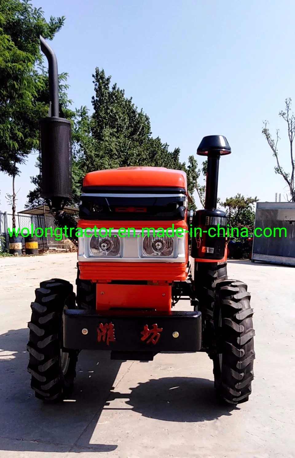 4WD Mini Tractor with 30HP Single Cylinder Engine 8+2 Gearbox