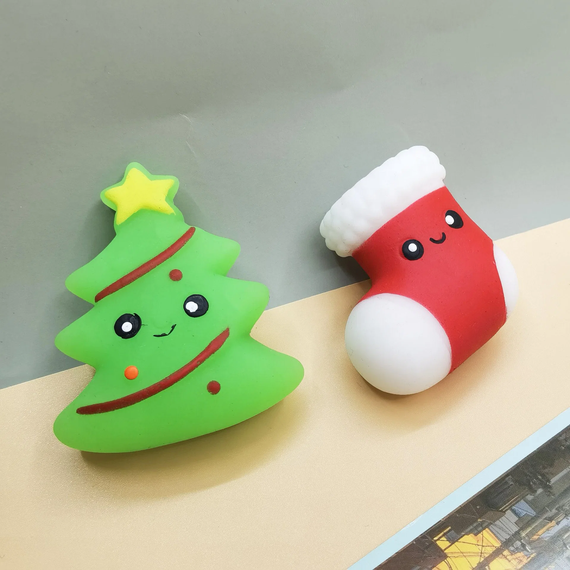 Food Grade Silicone Anti Stress Toy Kawaii Slow Rising Squeeze Mochi Squishies TPR Mini Squishy Toys