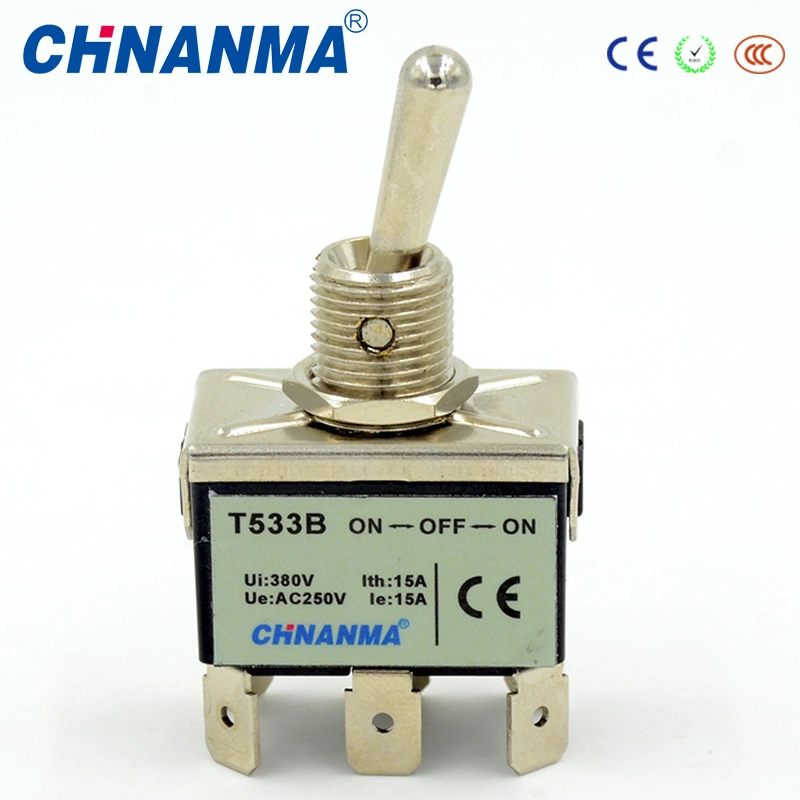 on-off 4p Mini Toggle Switch 3A 250VAC, 4-Way Rotary Switch