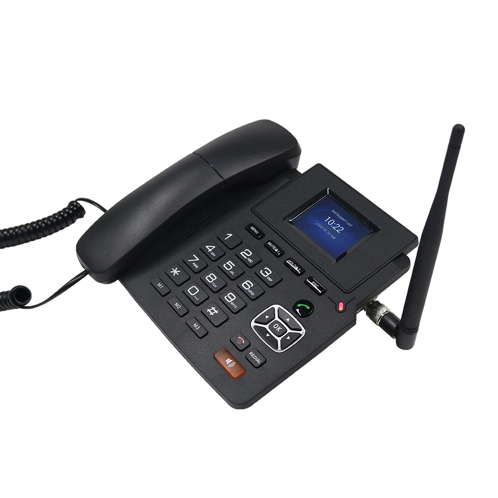 4G/VoIP Téléphone sans fil Dual-Mode, WiFi/Réseau SIP Téléphone de bureau