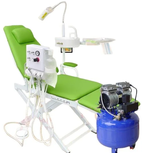 Portable Dental Unit with Turbine Control Unit and Compressor
