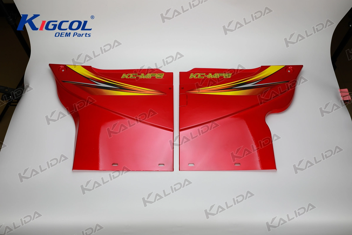 Cargo Tricycle Zongshen Fuel Tank Cover Red or Blue Kigcol OEM High quality/High cost performance  Tricycle Parts