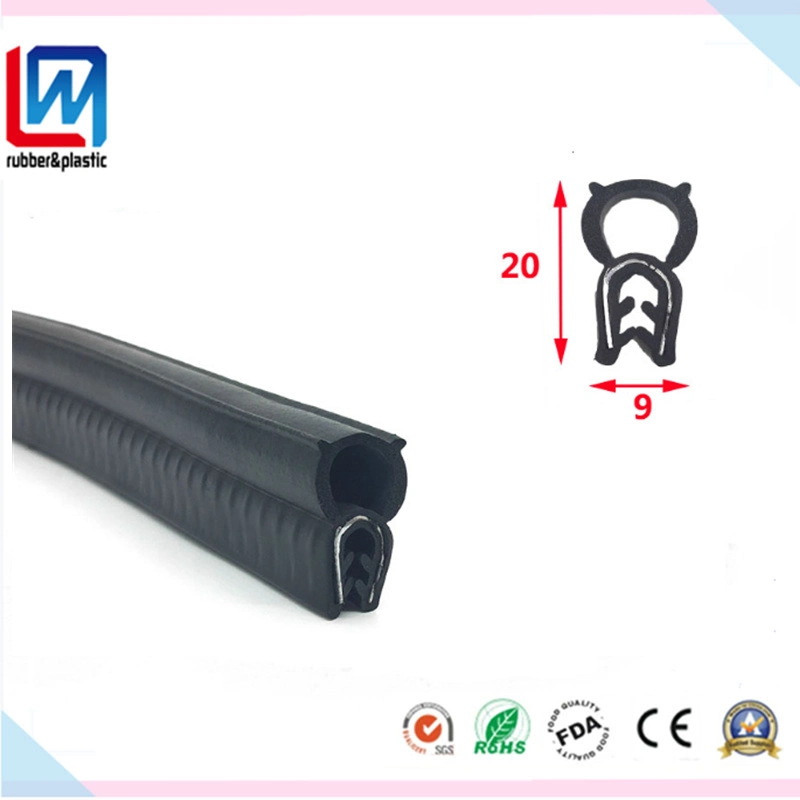 Black EPDM Rubber Extrusion/Profile for Automobile, Ovan