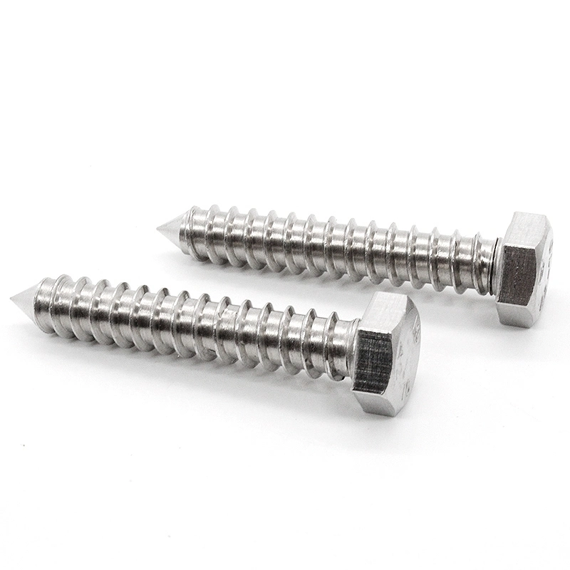 Acero inoxidable 304 de 25 mm plano tornillos para madera Tornillo de madera