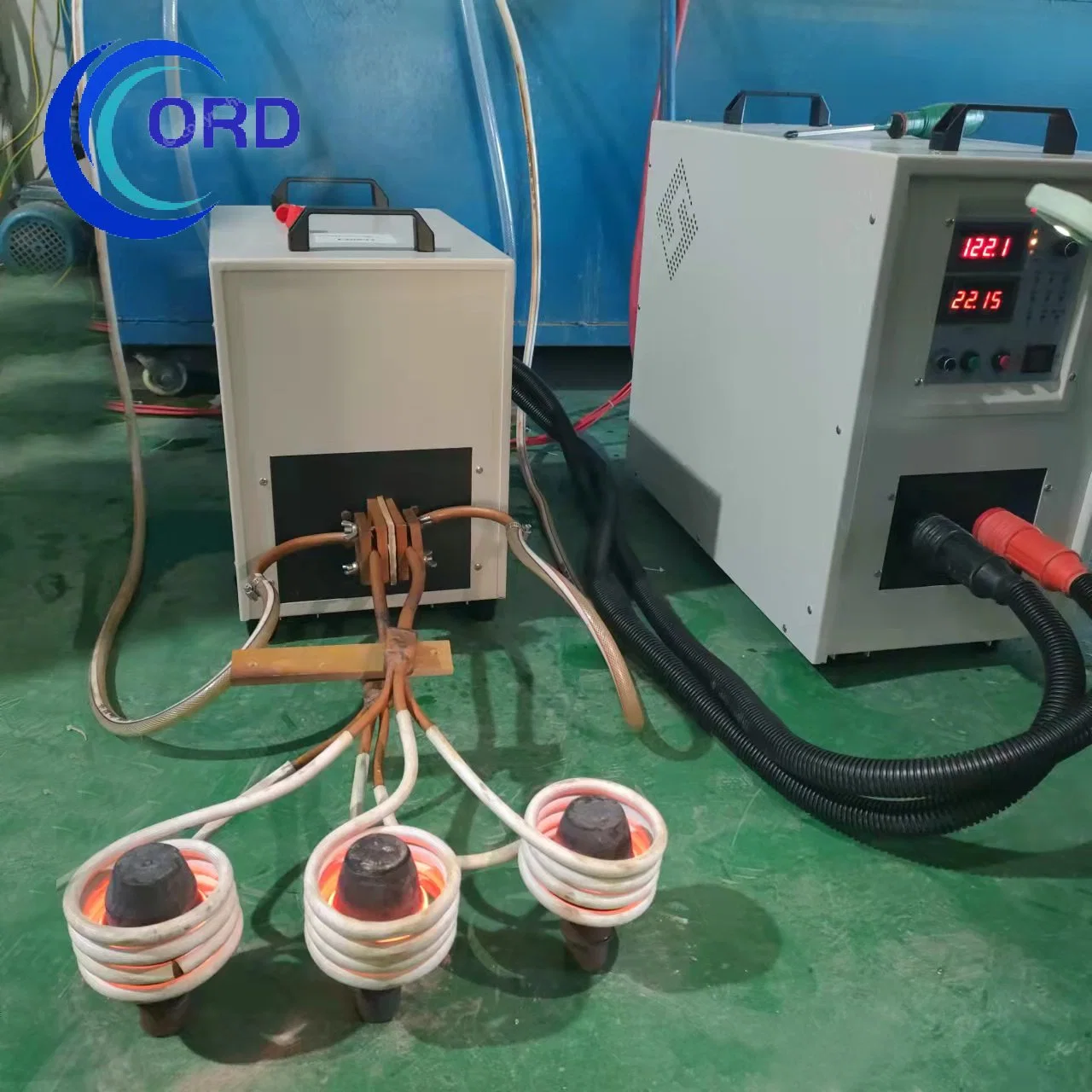 A China produz Intellgent Super Áudio Freqüência Inudciton IGBT equipamentos de aquecimento de revenimento de várias indústrias de aço inoxidável (SF-60KW)