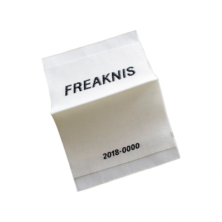 Wholesale/Supplier Custom Garments Polyester Satin Woven Label with Logo