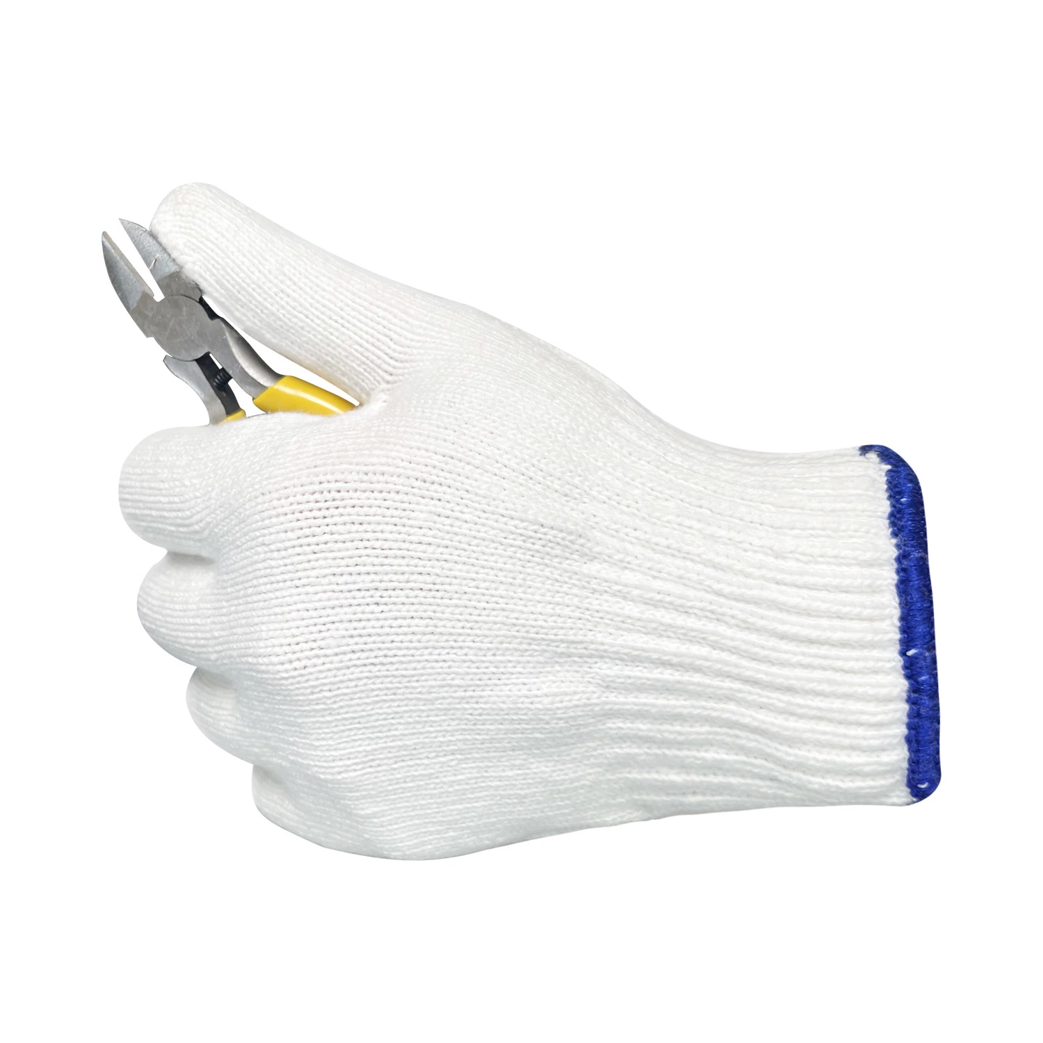 Indicador de 7/10Guantes de algodón blanco de Seguridad Industrial guantes de protección de la mano