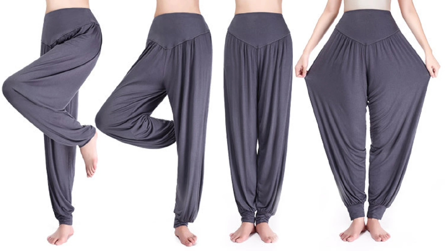 Women Harem Pants Loose Pants Casual Pants Modal Cotton Soft Yoga Pants Sports Dance Esg13624