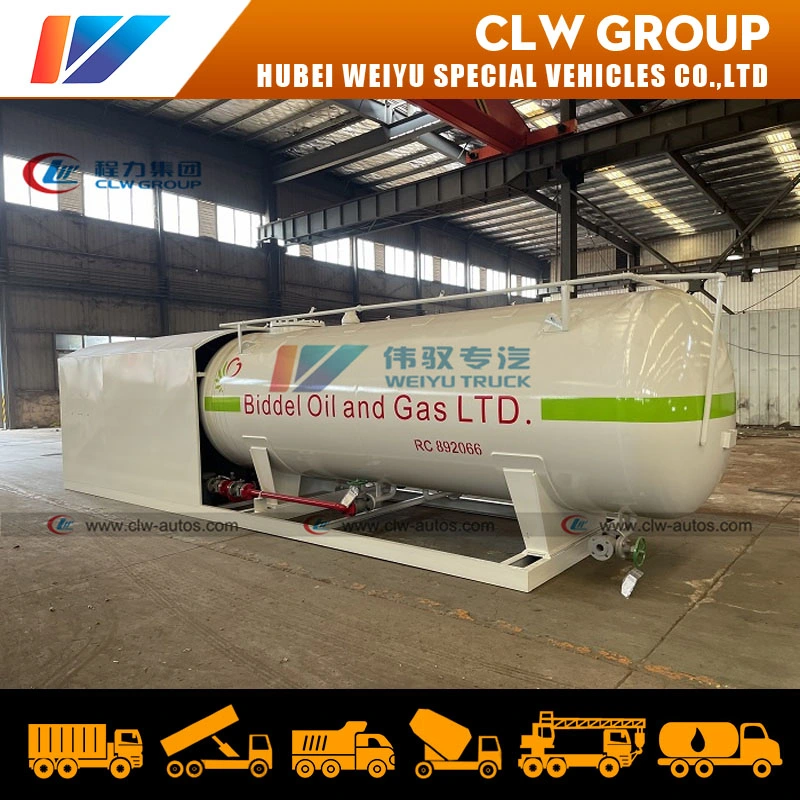 China Hotsale NNPC Standard 10000L 5mt gás enchimento Skid Estação ferroviária