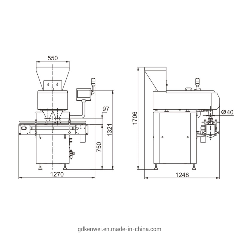 Jw-SL8 Automatic Pharmaceutical Pill Table Capsule Counting Machine Packing Machine