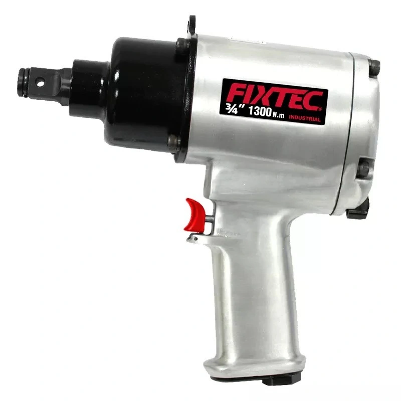 Fixtec Pneumatic Wrench 1" H. D. Extended Anvil Air Impact Wrench Pinless Hammer