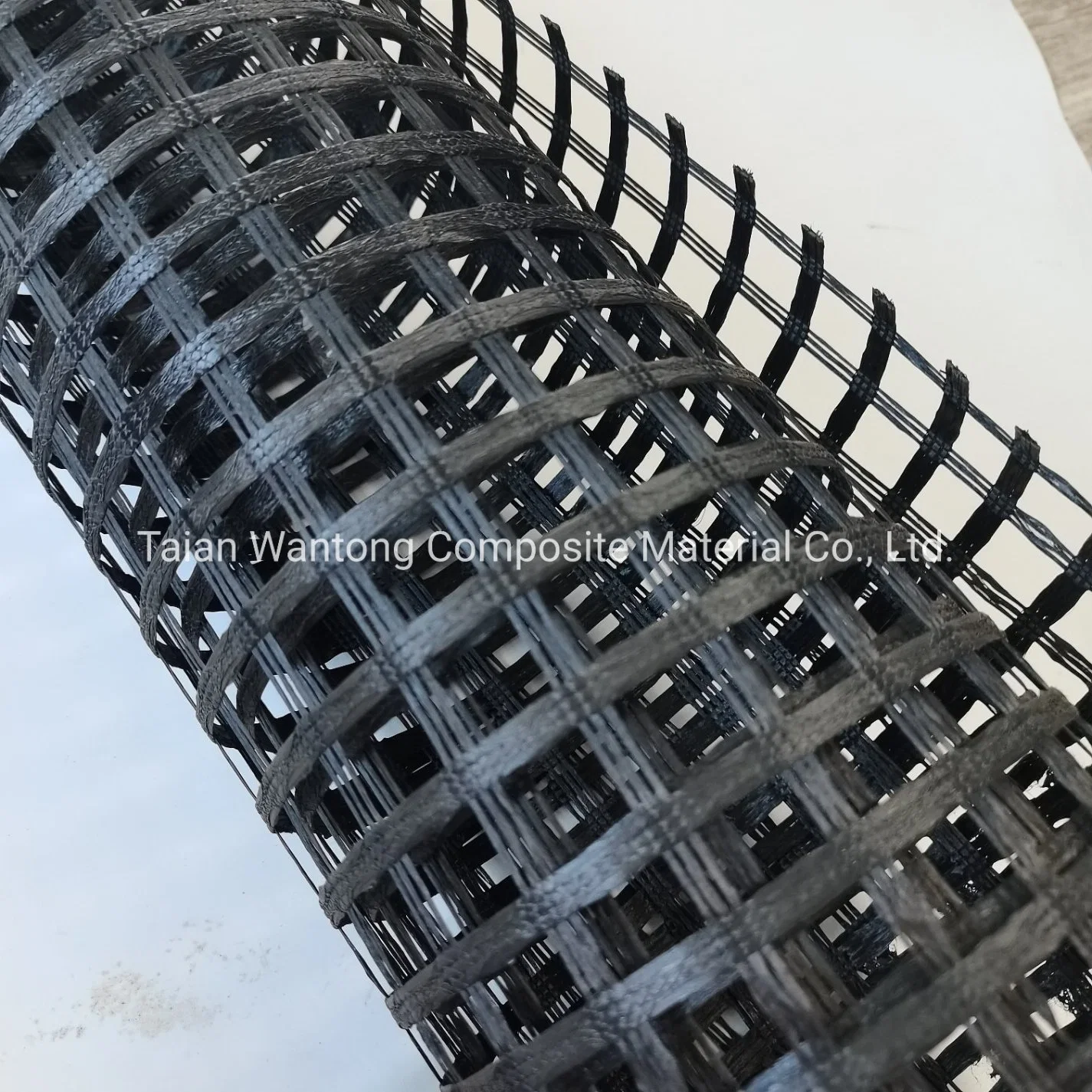 High quality/High cost performance  Biaxial Polyester Geogrid 150kn Warp Knitted Reinforcement Geogrid Fabric