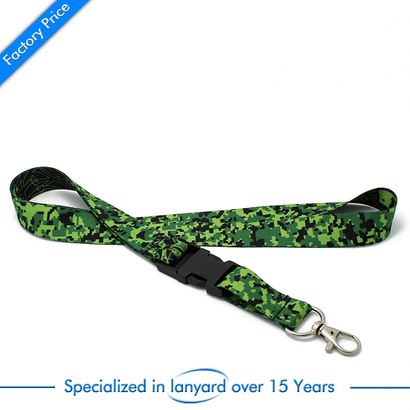 High quality/High cost performance  Custom Logo Dye Sublimation Printing Heat Transfer Lanyard with Safety Lock