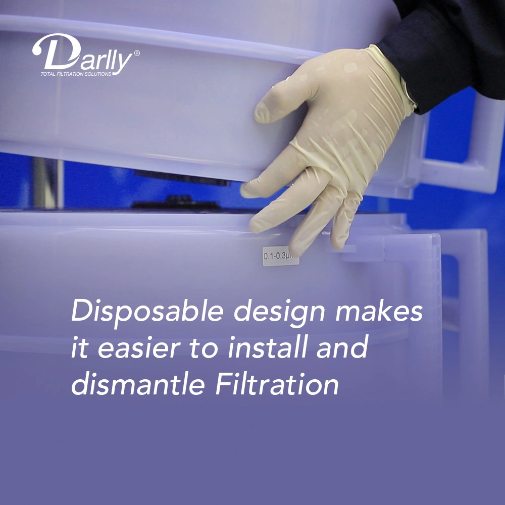 Diseño de la serie Majordepth desechables de Cápsulas filtros para Biopharma Filtratipn