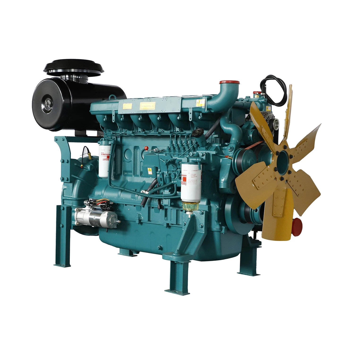 طاقة ثابتة لتبريد المياه عالية الجودة من الفئة E ذات 6 أسطوانات محرك الديزل