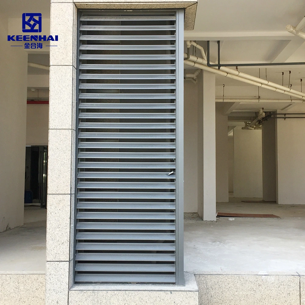 Ventilated Aluminum Blinds Shade Window Shutter Louver