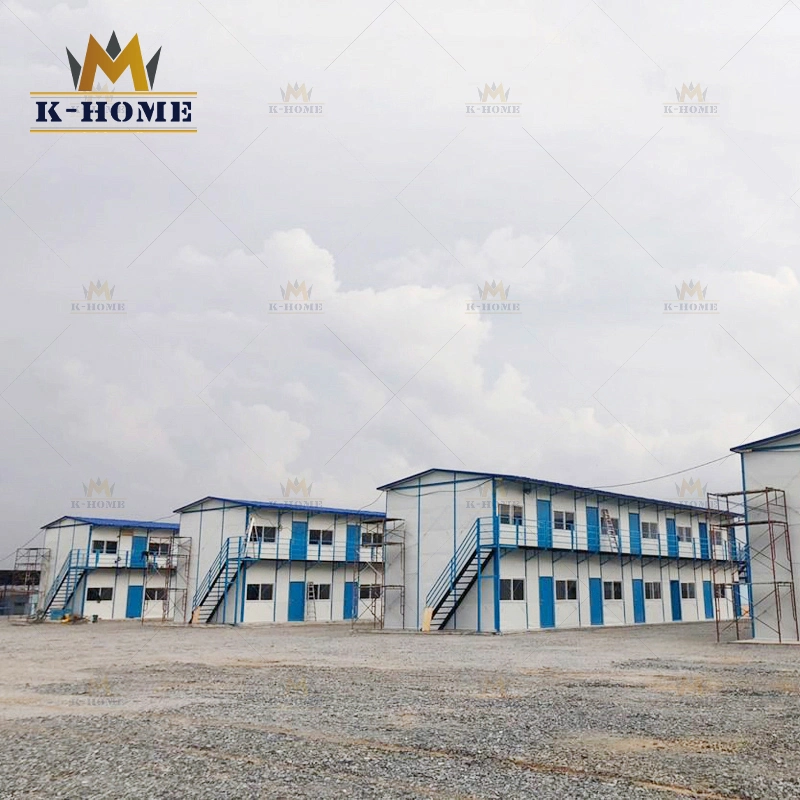 China 2 Story Cheap Galvanized Affordable Light Steel Tiny Prefab House for Construction on-Site